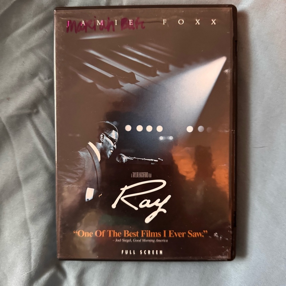 Ray (DVD, 2005, Full Frame) Disc Tested, Working